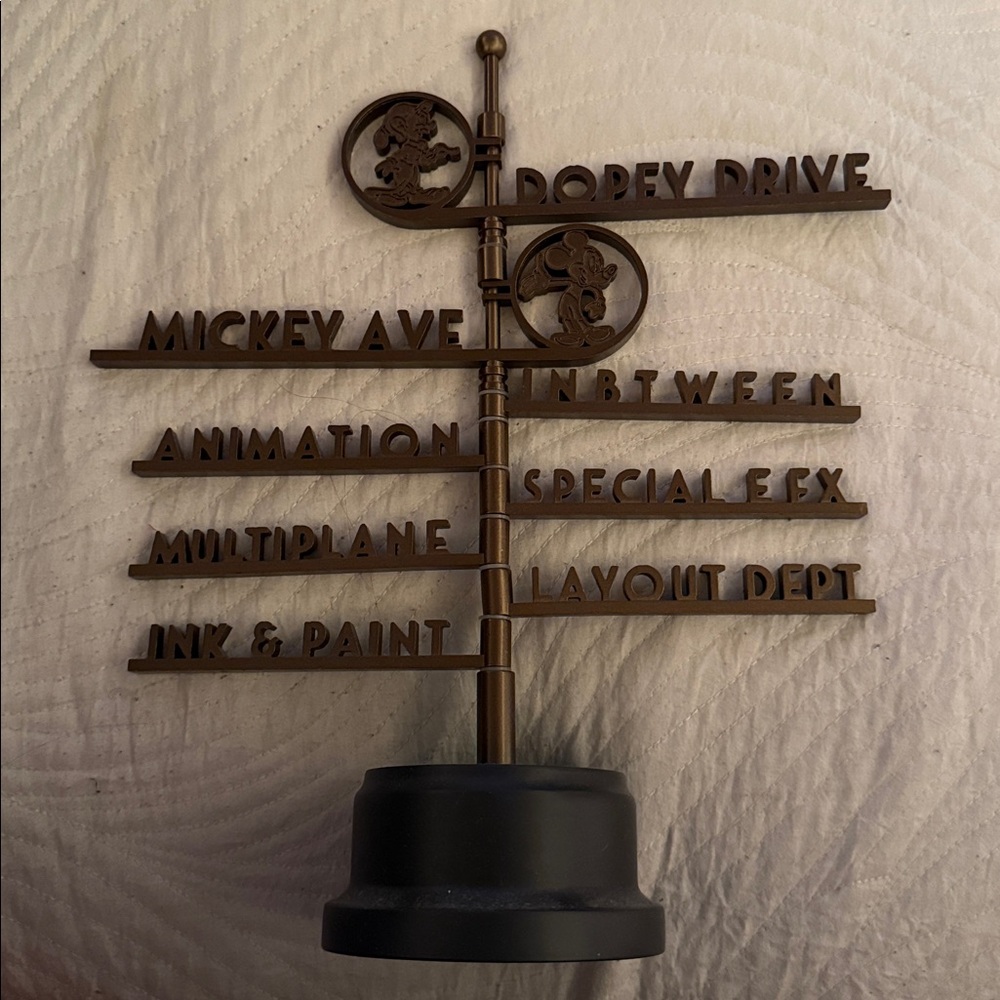 Walt Disney Studios Street Sign Miniature
